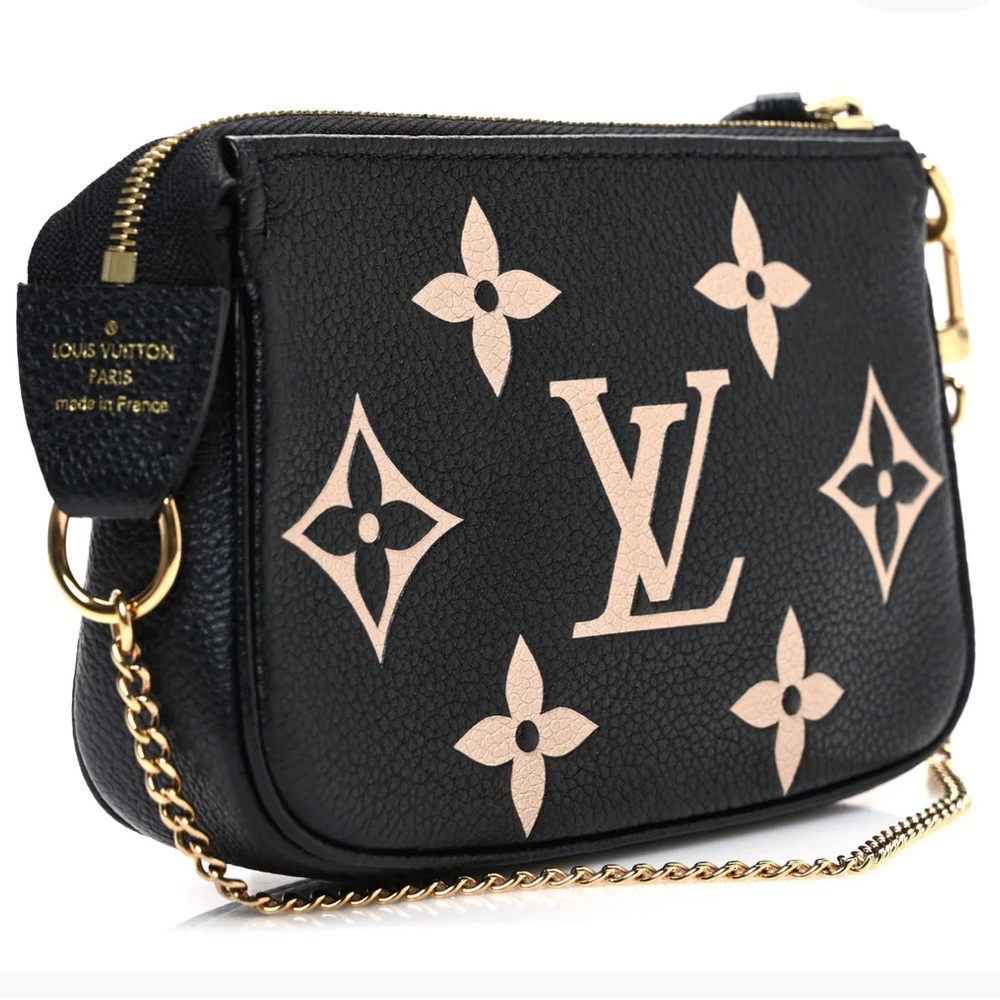 Louis Vuitton Empreinte Monogram Giant Mini Pochette Accessories Black - Picture 3 of 14